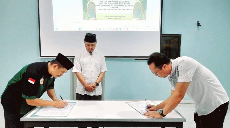 Sinergi LDII–PERSINAS ASAD Banyumas Diperkuat, Teken PKS Pembinaan Silat dan Karakter