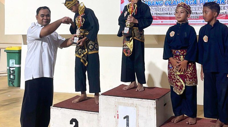 Juara 2 O2SN Kendal, Danish Khalil Jadi Inspirasi Pesilat Muda